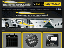 Tablet Screenshot of onsitedetailing.net