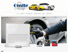 Tablet Screenshot of onsitedetailing.com